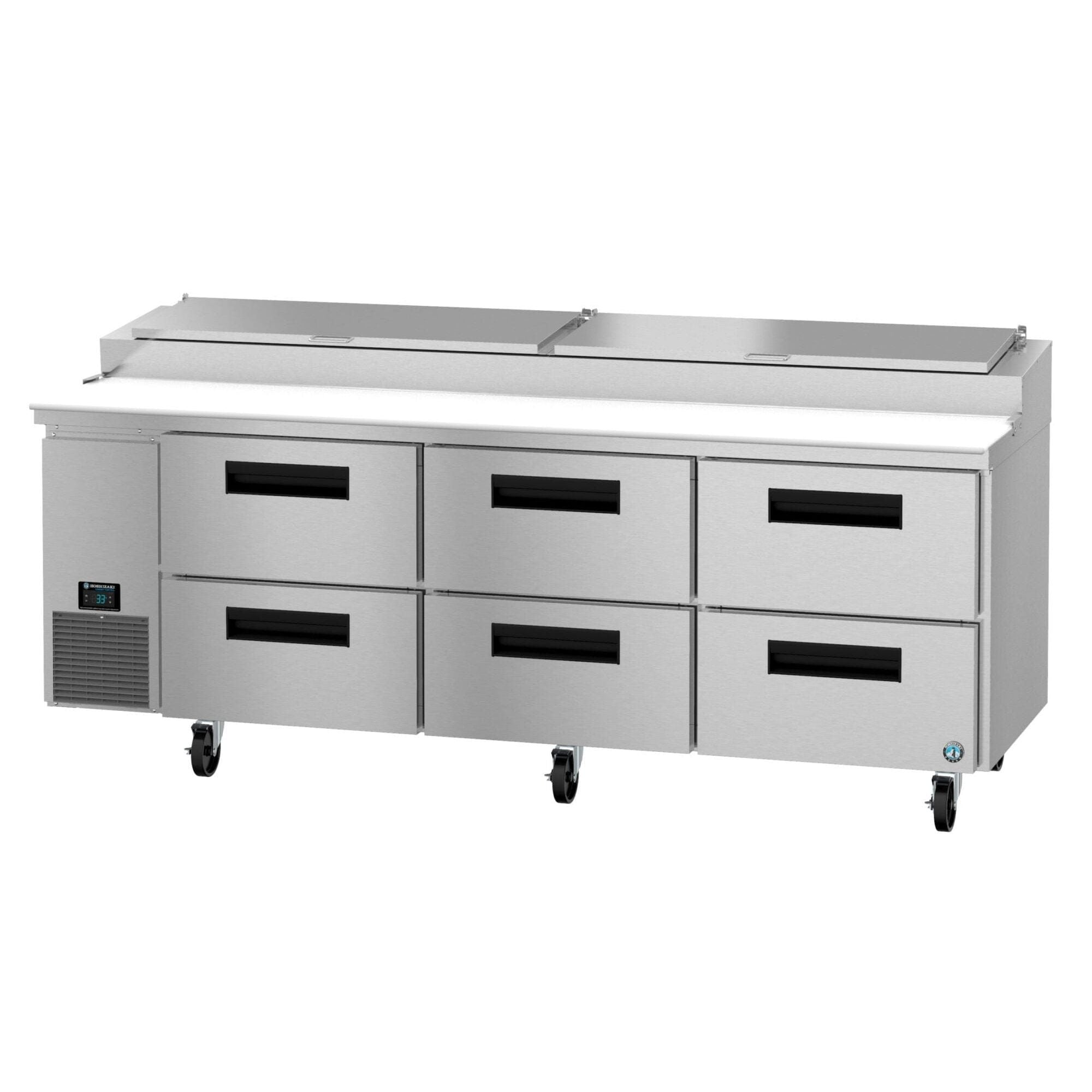 Hoshizaki Hoshizaki PR93B-D6 – 93" Pizza Prep Table with 6 Drawers