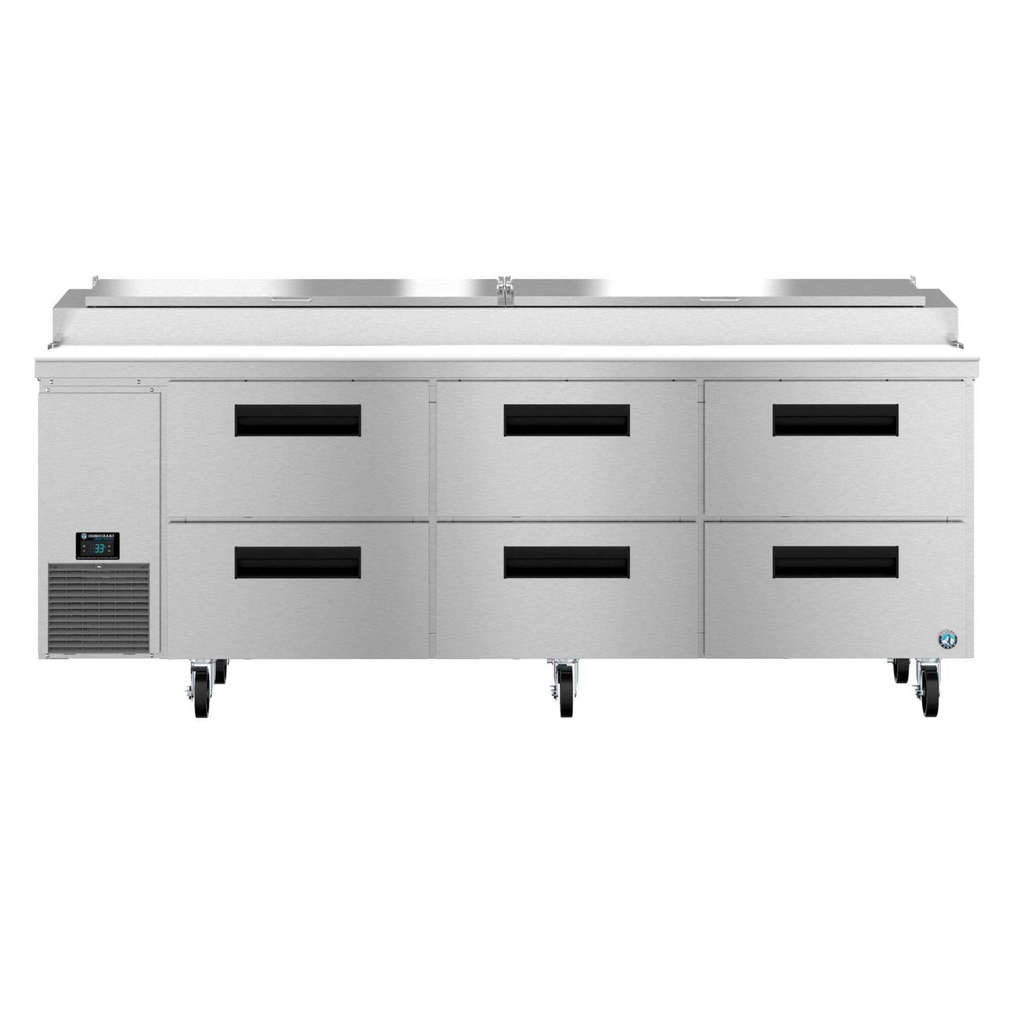 Hoshizaki Hoshizaki PR93B-D6 – 93" Pizza Prep Table with 6 Drawers