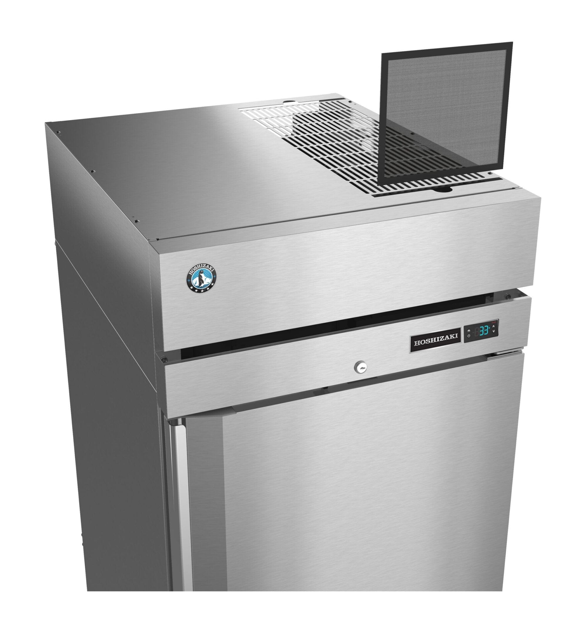 Hoshizaki Hoshizaki R1A-FSL 27.5" Upright Reach-In Refrigerator – Full Stainless Door, Left Hinge