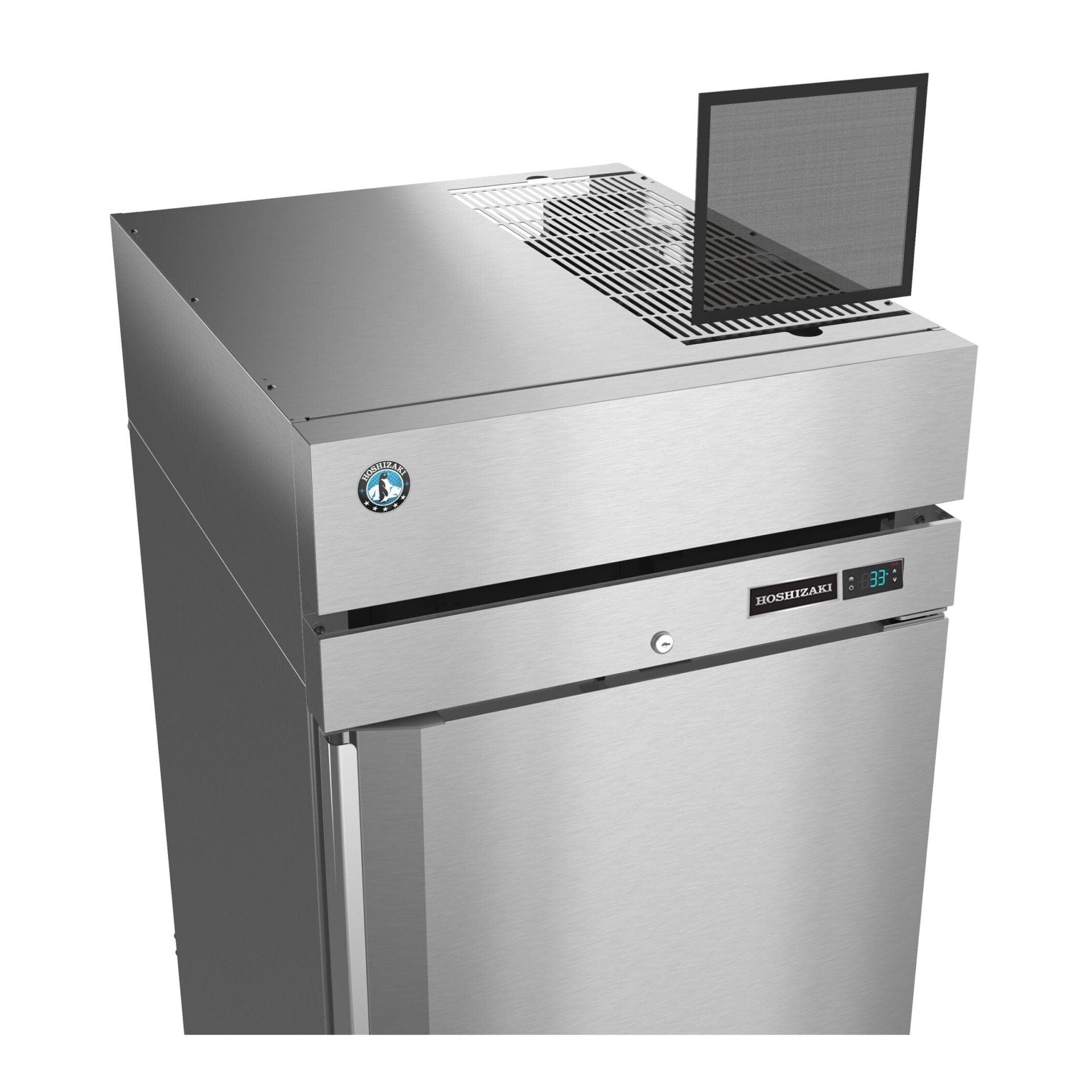 Hoshizaki Hoshizaki R1A-HS 27.5" Upright Reach-In Refrigerator – Half Stainless Door