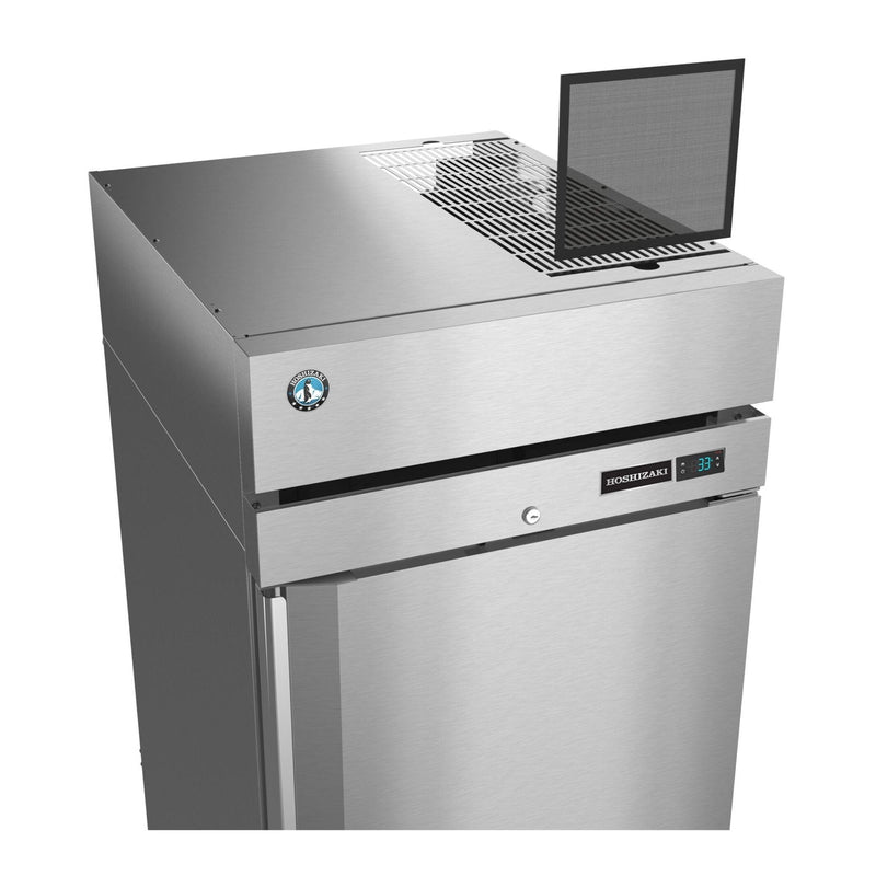 Hoshizaki Hoshizaki R1A-HSL 27.5" Upright Reach-In Refrigerator – Half Stainless Door