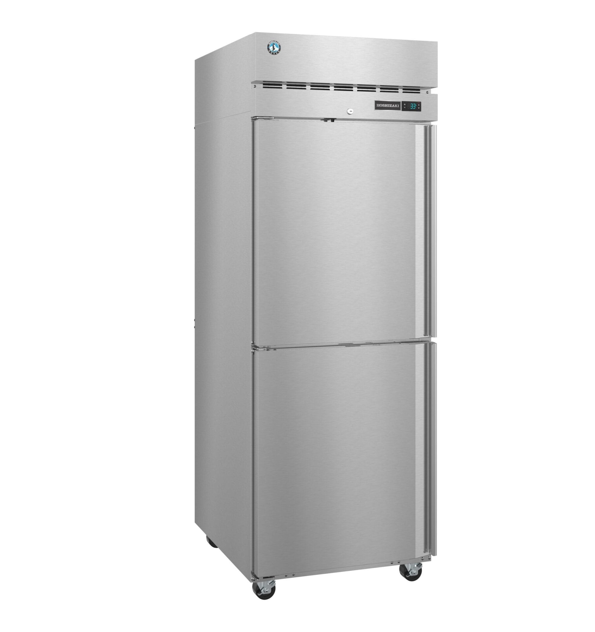 Hoshizaki Hoshizaki R1A-HSL 27.5" Upright Reach-In Refrigerator – Half Stainless Door