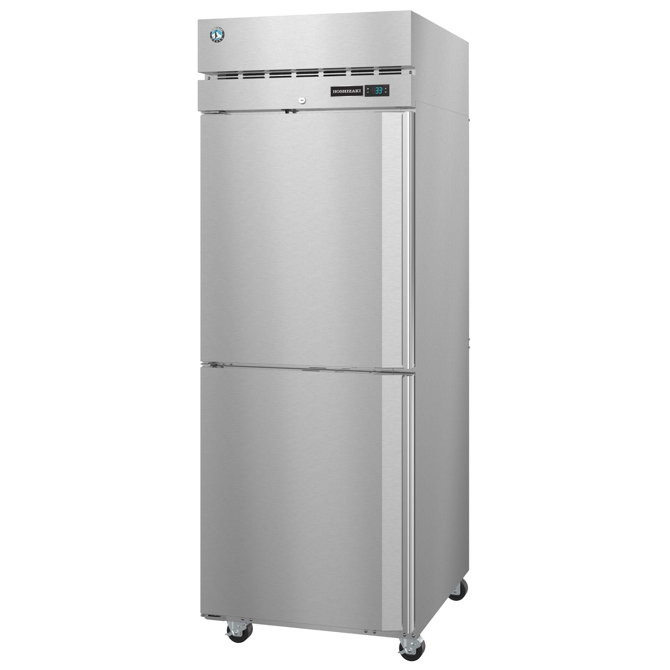 Hoshizaki Hoshizaki R1A-HSL 27.5" Upright Reach-In Refrigerator – Half Stainless Door