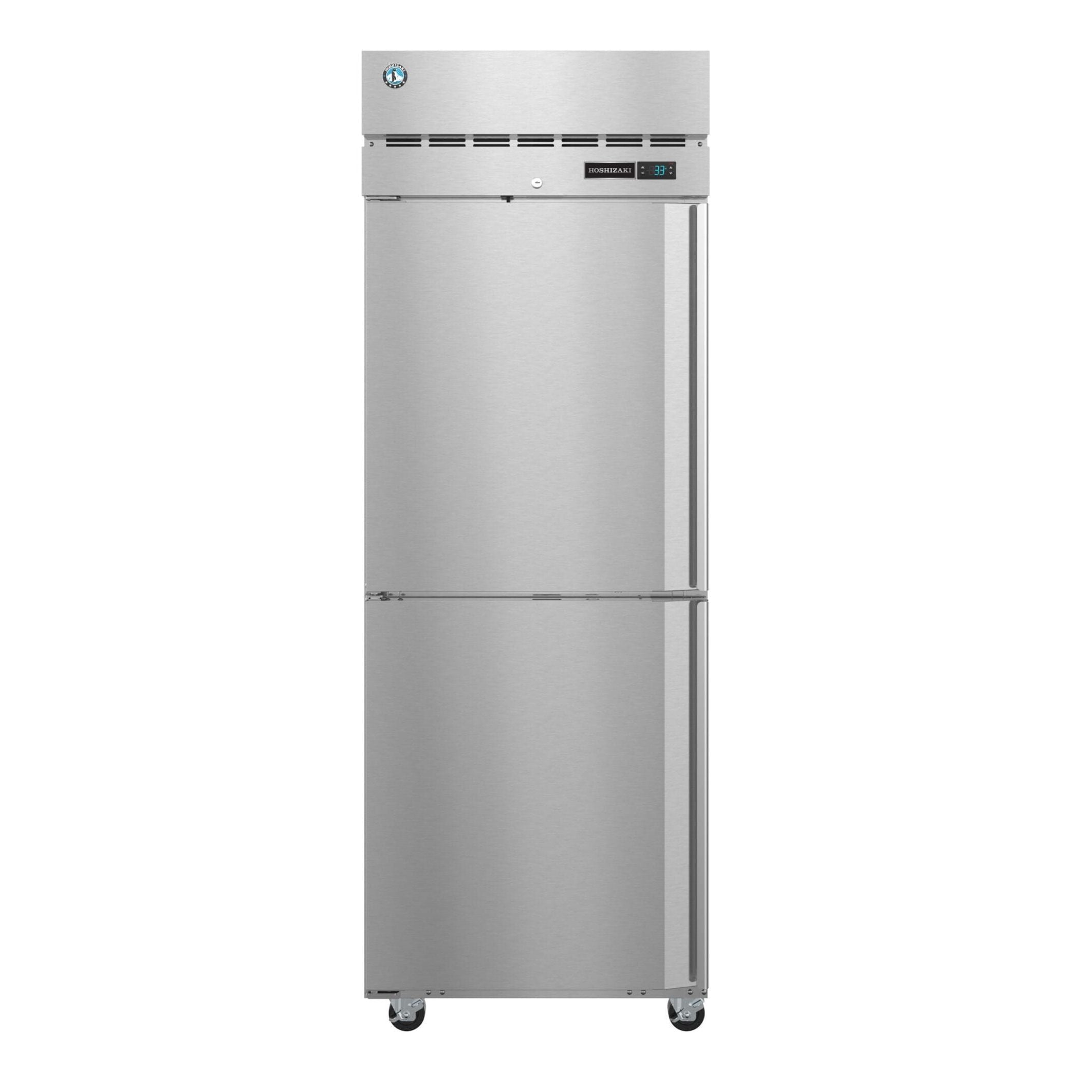 Hoshizaki Hoshizaki R1A-HSL 27.5" Upright Reach-In Refrigerator – Half Stainless Door