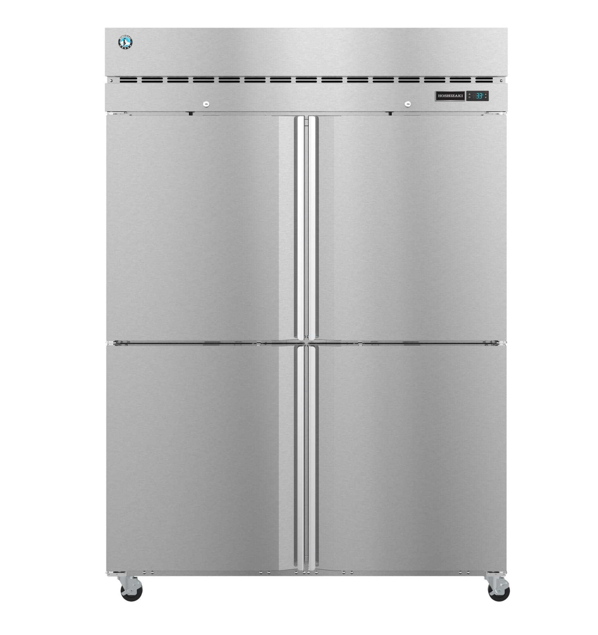 Hoshizaki Hoshizaki R2A-HS 55" Two Section Half Stainless Door Reach-In Refrigerator