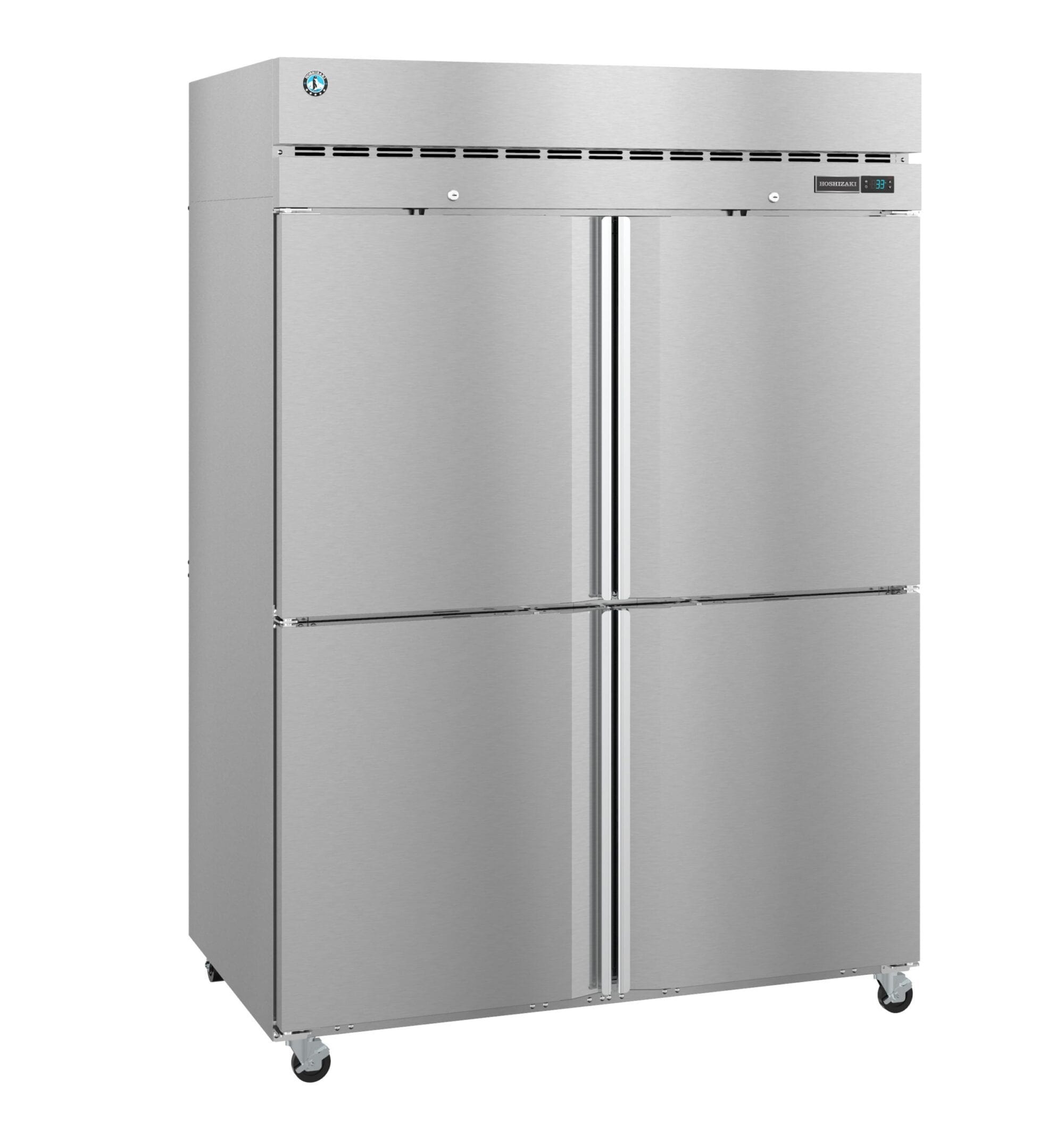 Hoshizaki Hoshizaki R2A-HS 55" Two Section Half Stainless Door Reach-In Refrigerator