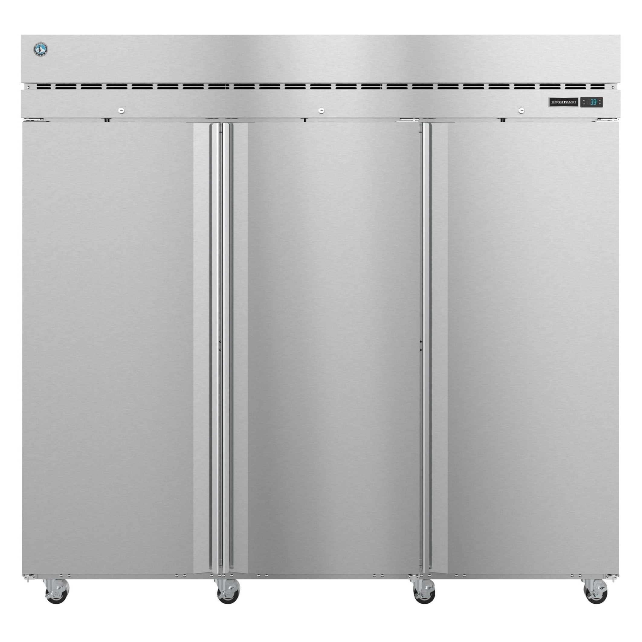 Hoshizaki Hoshizaki R3A-FS 82.5" Three Section Full Stainless Door Reach-In Refrigerator