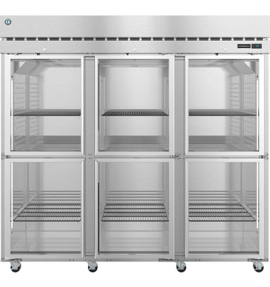 Hoshizaki Hoshizaki R3A-HG 82.5" Three Section Half Glass Door Reach-In Refrigerator