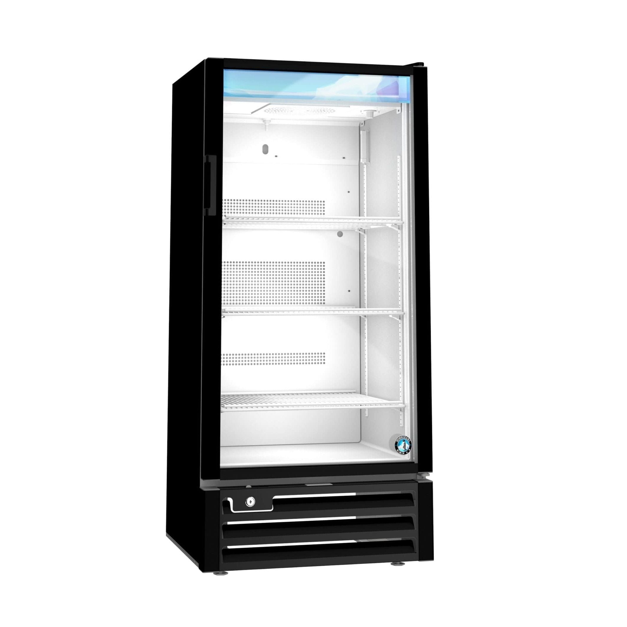 Hoshizaki Hoshizaki RM-10-HC-BLK Glass Door Merchandiser – 10 cu. ft. Countertop Refrigerator