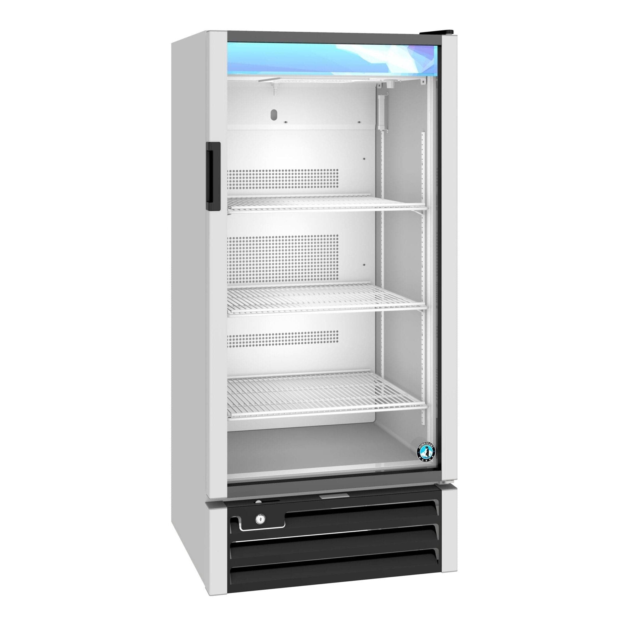 Hoshizaki Hoshizaki RM-10-HC Glass Door Merchandiser – Compact Single-Door Display Refrigerator