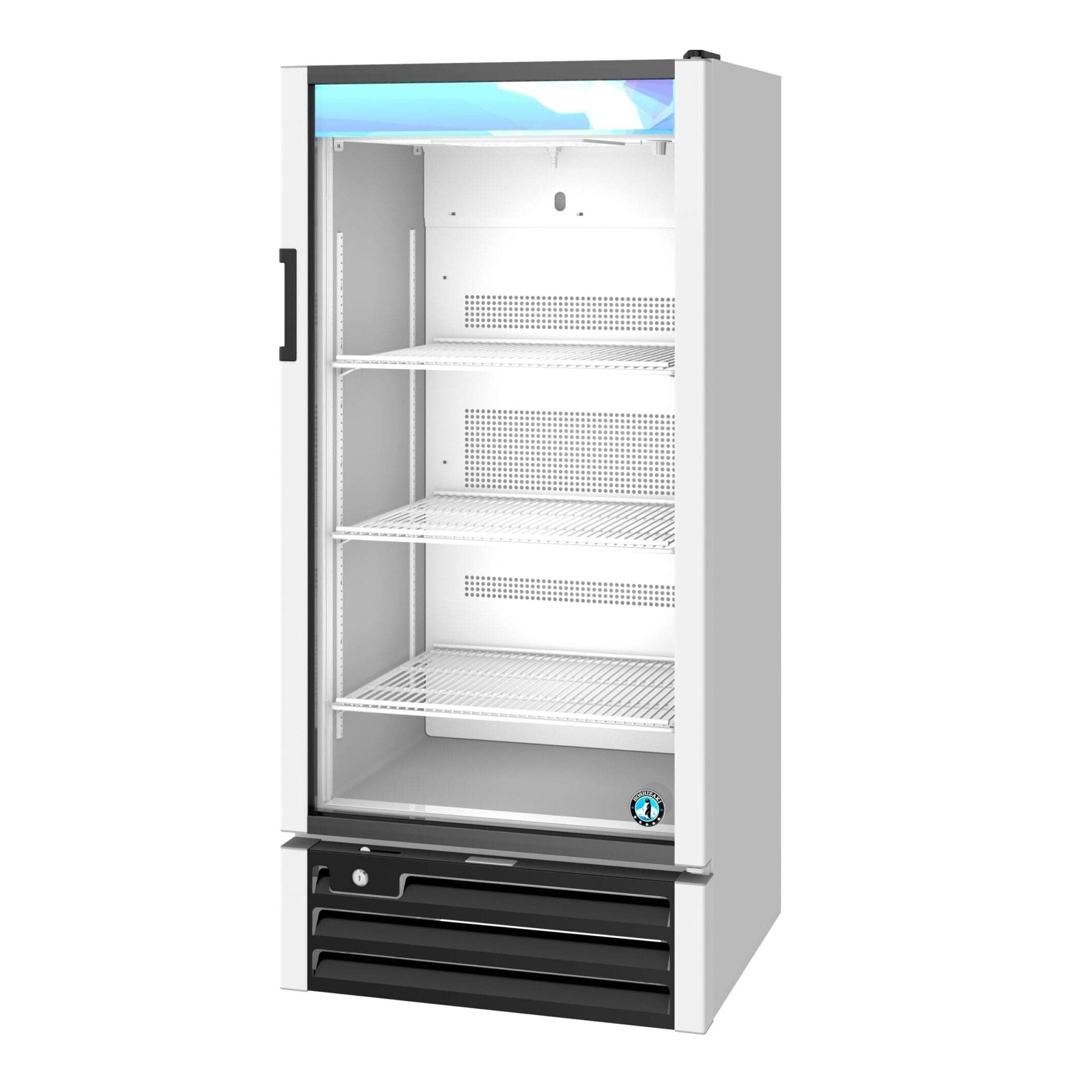 Hoshizaki Hoshizaki RM-10-HC Glass Door Merchandiser – Compact Single-Door Display Refrigerator