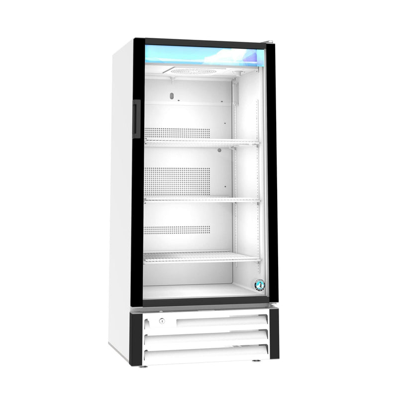 Hoshizaki Hoshizaki RM-10-HC-WHT Glass Door Merchandiser – 10 cu. ft. Commercial Refrigerator (White Finish)