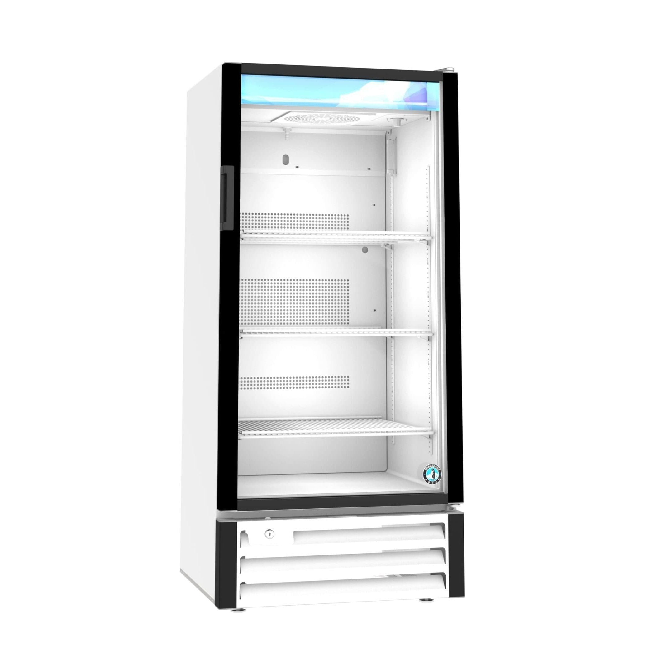 Hoshizaki Hoshizaki RM-10-HC-WHT Glass Door Merchandiser – 10 cu. ft. Commercial Refrigerator (White Finish)
