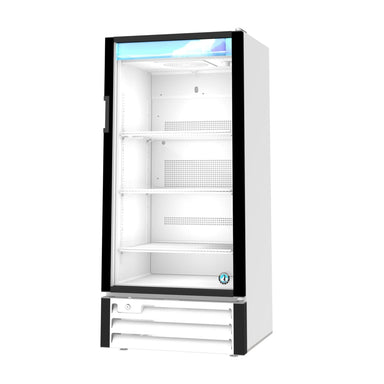 Hoshizaki Hoshizaki RM-10-HC-WHT Glass Door Merchandiser – 10 cu. ft. Commercial Refrigerator (White Finish)