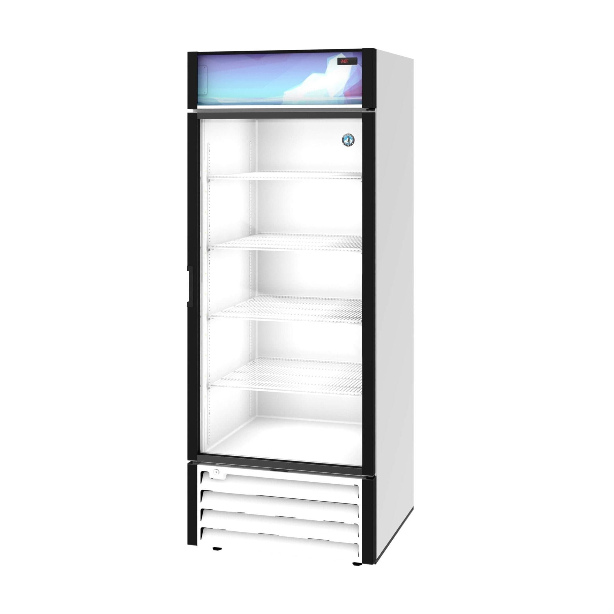Hoshizaki Hoshizaki RM-26-HC-WHT Glass Door Merchandiser – 26 cu. ft. Commercial Refrigerator (White Finish)