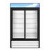 Hoshizaki Hoshizaki RM-45-SD-HC-WHT Glass Door Merchandiser – 45 cu. ft. Commercial Refrigerator (White Finish, Sliding Doors)