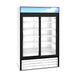 Hoshizaki Hoshizaki RM-45-SD-HC-WHT Glass Door Merchandiser – 45 cu. ft. Commercial Refrigerator (White Finish, Sliding Doors)
