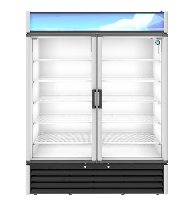 Hoshizaki Hoshizaki RM-49-HC Glass Door Merchandiser – 2-Door High-Capacity Display Refrigerator