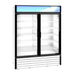 Hoshizaki Hoshizaki RM-49-HC-WHT Glass Door Merchandiser – 49 cu. ft. Commercial Refrigerator (White Finish, Swing Doors)