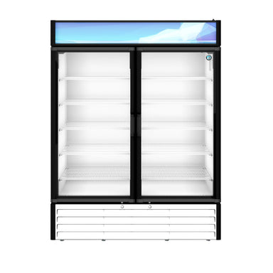 Hoshizaki Hoshizaki RM-49-HC-WHT Glass Door Merchandiser – 49 cu. ft. Commercial Refrigerator (White Finish, Swing Doors)