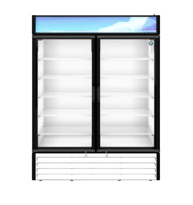 Hoshizaki Hoshizaki RM-49-HC-WHT Glass Door Merchandiser – 49 cu. ft. Commercial Refrigerator (White Finish, Swing Doors)