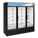Hoshizaki Hoshizaki RM-65-HC-BLK Glass Door Merchandiser – 65 cu. ft. Commercial Refrigerator (Black Finish, Swing Doors)