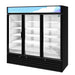 Hoshizaki Hoshizaki RM-65-HC-BLK Glass Door Merchandiser – 65 cu. ft. Commercial Refrigerator (Black Finish, Swing Doors)