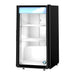 Hoshizaki Hoshizaki RM-7-HC-BLK Glass Door Merchandiser – 7 cu. ft. Countertop Refrigerator