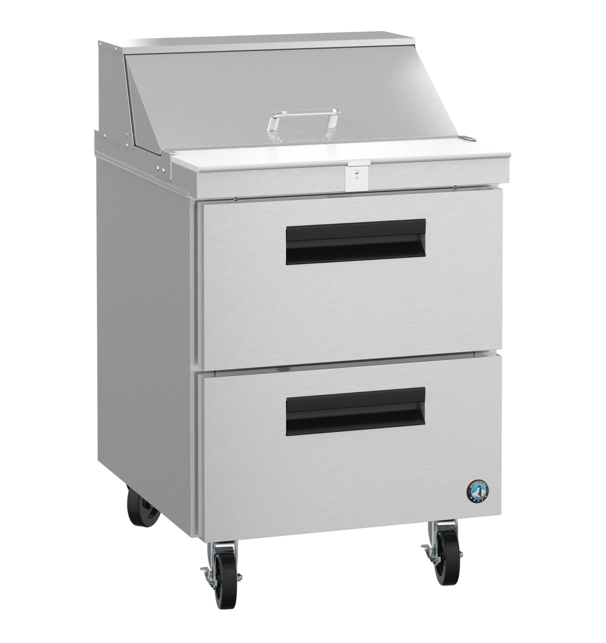 Hoshizaki Hoshizaki SR27B-8D2 27" Sandwich Top Prep Refrigerator with Drawers