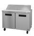 Hoshizaki Hoshizaki SR48B-12 48" Sandwich Top Prep Refrigerator – Two-Section, One Door