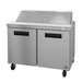 Hoshizaki Hoshizaki SR48B-12 48" Sandwich Top Prep Refrigerator – Two-Section, One Door