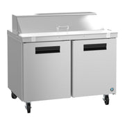 Hoshizaki Hoshizaki SR48B-12 48" Sandwich Top Prep Refrigerator – Two-Section, One Door