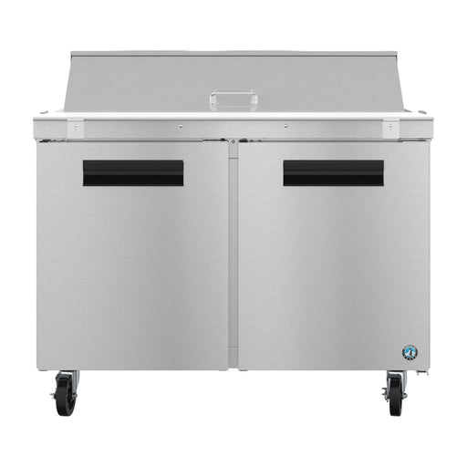 Hoshizaki Hoshizaki SR48B-12 48" Sandwich Top Prep Refrigerator – Two-Section, One Door