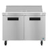 Hoshizaki Hoshizaki SR48B-12 48" Sandwich Top Prep Refrigerator – Two-Section, One Door