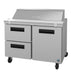 Hoshizaki Hoshizaki SR48B-12D2 48" Sandwich Top Prep Refrigerator – 1 Door / 2 Drawers