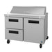 Hoshizaki Hoshizaki SR48B-12D2 48" Sandwich Top Prep Refrigerator – 1 Door / 2 Drawers