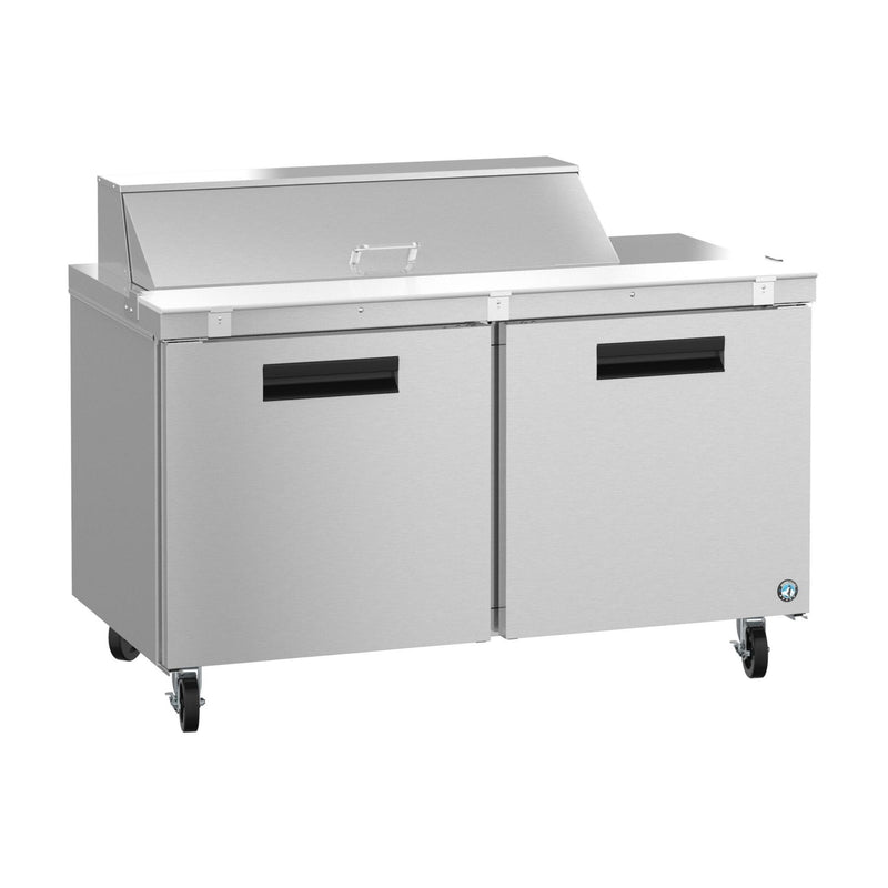 Hoshizaki Hoshizaki SR60B-12 Sandwich Top Prep Refrigerator – 60" Two-Section, 12 Pan Capacity