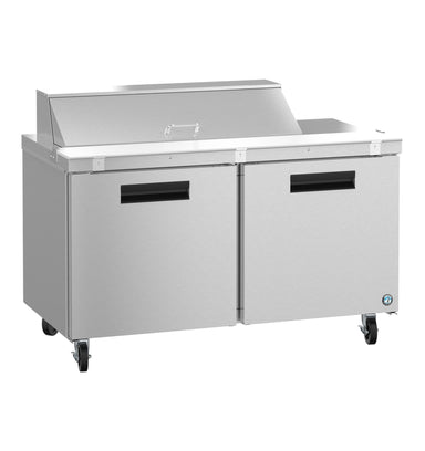 Hoshizaki Hoshizaki SR60B-12 Sandwich Top Prep Refrigerator – 60" Two-Section, 12 Pan Capacity