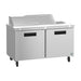 Hoshizaki Hoshizaki SR60B-12 Sandwich Top Prep Refrigerator – 60" Two-Section, 12 Pan Capacity