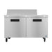 Hoshizaki Hoshizaki SR60B-12 Sandwich Top Prep Refrigerator – 60" Two-Section, 12 Pan Capacity