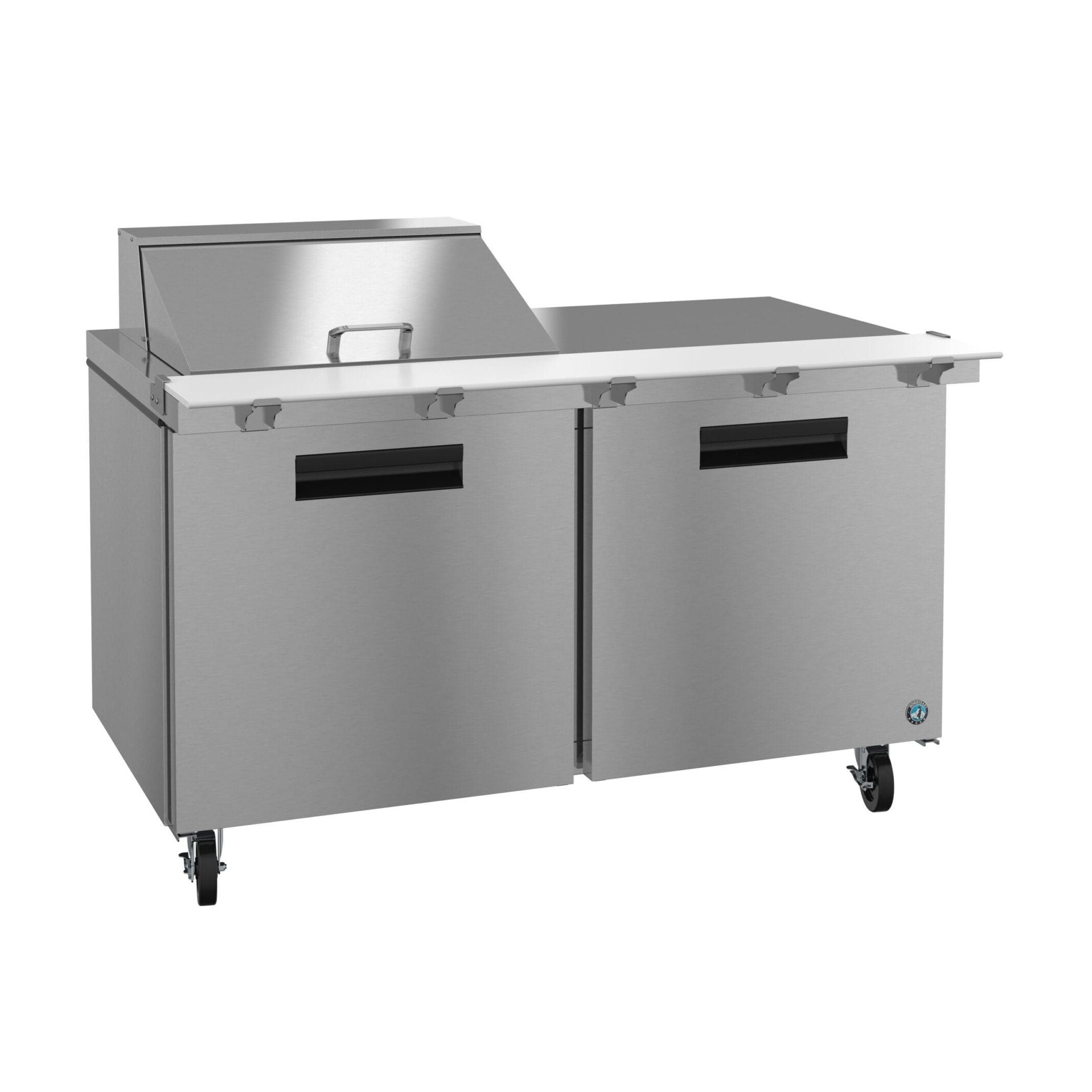 Hoshizaki Hoshizaki SR60B-12M Mega Top Prep Refrigerator – 60" Two-Section with Door