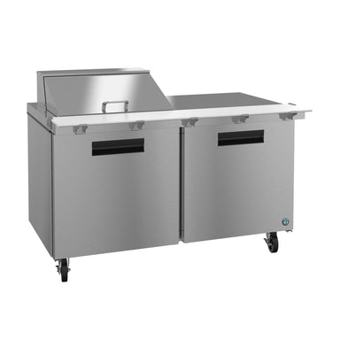 Hoshizaki Hoshizaki SR60B-12M Mega Top Prep Refrigerator – 60" Two-Section with Door