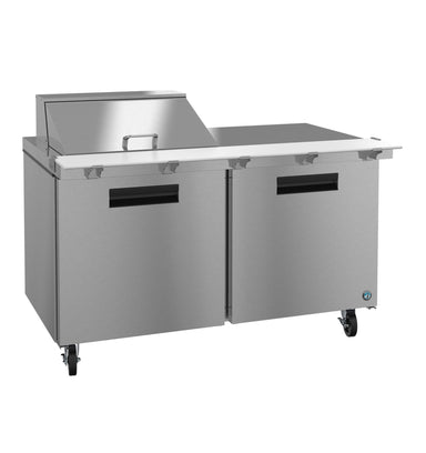 Hoshizaki Hoshizaki SR60B-12M Mega Top Prep Refrigerator – 60" Two-Section with Door