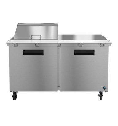 Hoshizaki Hoshizaki SR60B-12M Mega Top Prep Refrigerator – 60" Two-Section with Door