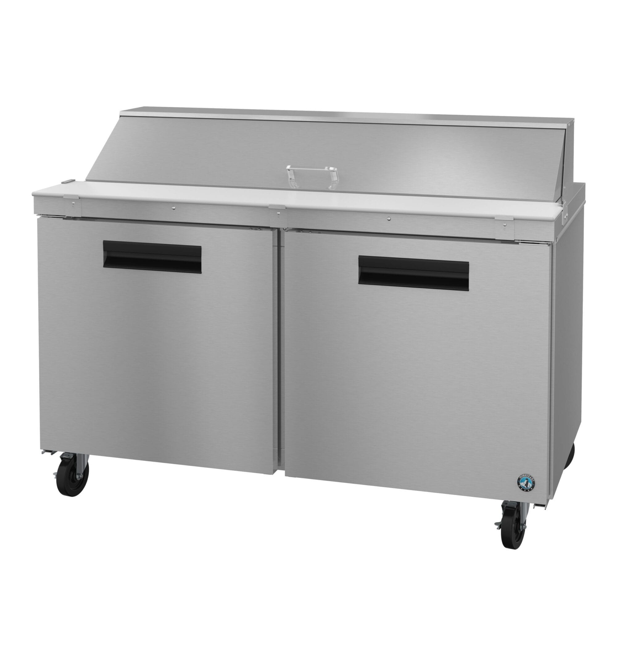 Hoshizaki Hoshizaki SR60B-16 Sandwich Top Prep Refrigerator – 60" Two-Section, 16 Pan Capacity