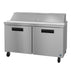 Hoshizaki Hoshizaki SR60B-16 Sandwich Top Prep Refrigerator – 60" Two-Section, 16 Pan Capacity
