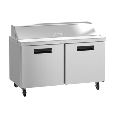 Hoshizaki Hoshizaki SR60B-16 Sandwich Top Prep Refrigerator – 60" Two-Section, 16 Pan Capacity