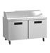 Hoshizaki Hoshizaki SR60B-16 Sandwich Top Prep Refrigerator – 60" Two-Section, 16 Pan Capacity