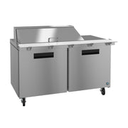 Hoshizaki Hoshizaki SR60B-18M Mega Top Prep Refrigerator – 60" Two-Section, 18 Pan Capacity