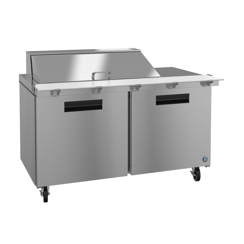 Hoshizaki Hoshizaki SR60B-18M Mega Top Prep Refrigerator – 60" Two-Section, 18 Pan Capacity